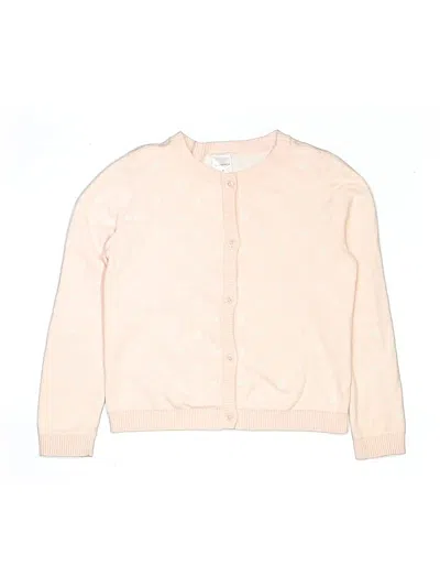 Pre-owned Nordstrom Kids' Cardigan Sweater In Pink