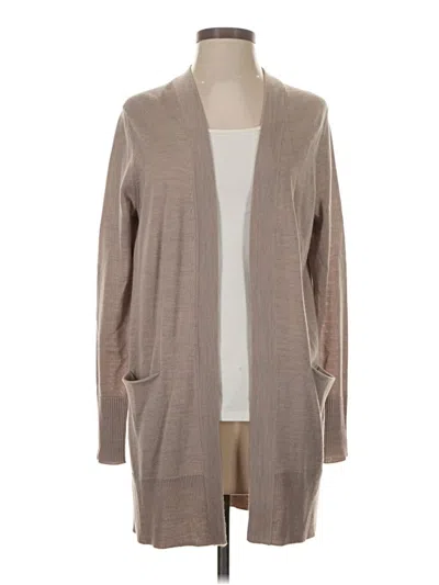 Pre-owned Nordstrom Cardigan Sweater In Tan