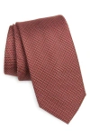 Nordstrom Cardona Jacquard Silk Tie In Cognac
