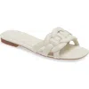 Nordstrom Carolina Slide Sandal In Ivory Shell