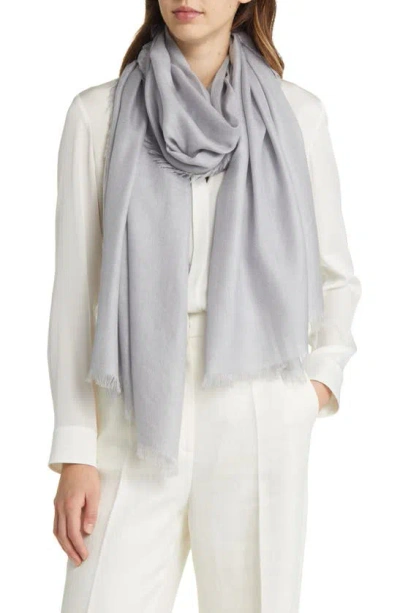Nordstrom Cashmere & Silk Wrap In Gray