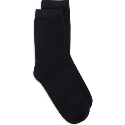 Nordstrom Cashmere Blend Dress Socks In Black