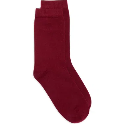 Nordstrom Cashmere Blend Dress Socks In Purple