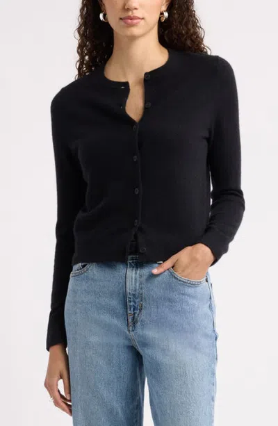 Nordstrom Cashmere Crewneck Cardigan In Multi