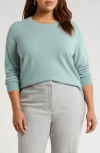 Nordstrom Cashmere Crewneck Sweater In Green