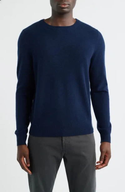 Nordstrom Cashmere Crewneck Sweater In Blue