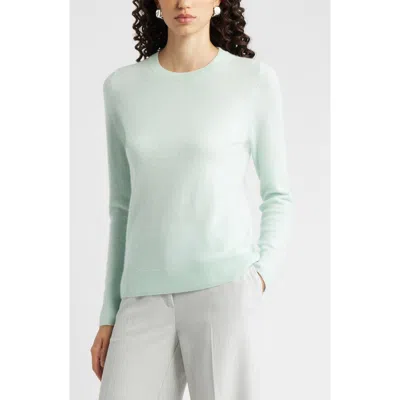 Nordstrom Cashmere Crewneck Sweater In Blue