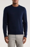 Nordstrom Cashmere Crewneck Sweater In Blue
