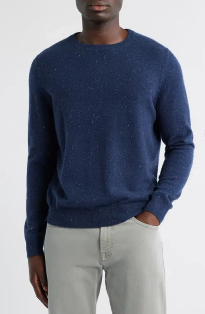 Nordstrom Cashmere Crewneck Sweater In Blue