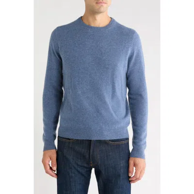 Nordstrom Cashmere Crewneck Sweater In Blue Moonlight Heather