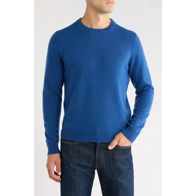 Nordstrom Cashmere Crewneck Sweater In Blue Naval