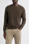 Nordstrom Cashmere Crewneck Sweater In Brown