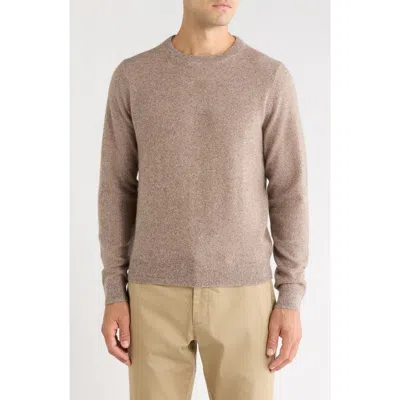 Nordstrom Cashmere Crewneck Sweater In Brown Speckled Heather
