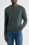 Nordstrom Cashmere Crewneck Sweater In Green
