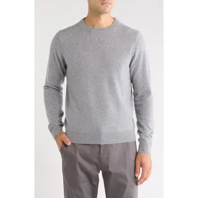 Nordstrom Cashmere Crewneck Sweater In Gray