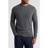 Nordstrom Cashmere Crewneck Sweater In Grey Shade Heather