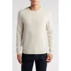 Nordstrom Cashmere Crewneck Sweater In Ivory Sand Heather