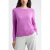 Nordstrom Cashmere Crewneck Sweater In Purple