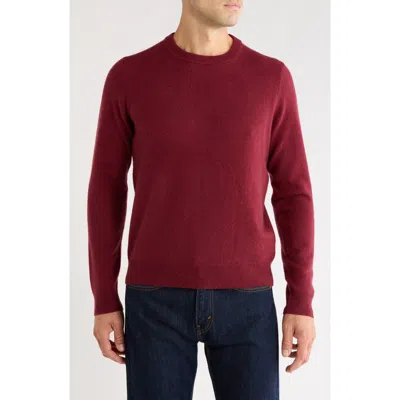 Nordstrom Cashmere Crewneck Sweater In Red Cinder