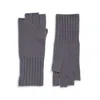 Nordstrom Cashmere Fingerless Gloves In Gray