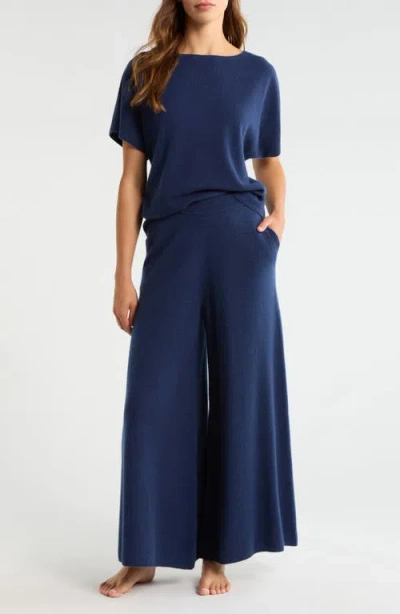 Nordstrom Cashmere Lounge Set In Blue