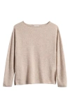 Nordstrom Cashmere Lounge Top In Brown