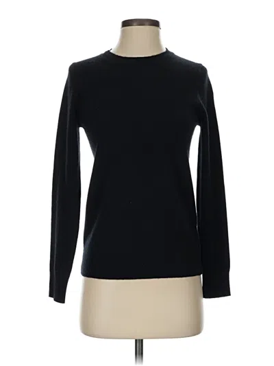 Pre-owned Nordstrom Cashmere Pullover Sweater In Black