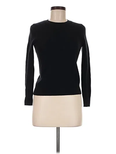 Pre-owned Nordstrom Cashmere Pullover Sweater In Black