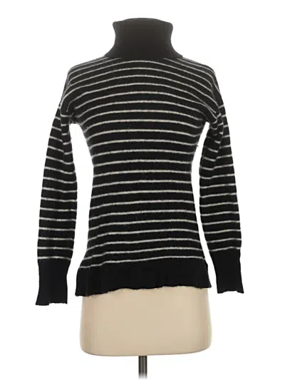 Pre-owned Nordstrom Cashmere Pullover Sweater In Black