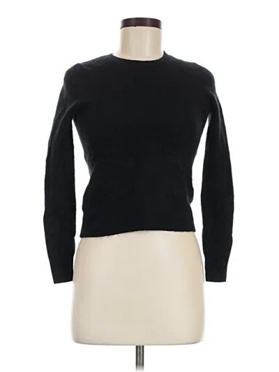 Pre-owned Nordstrom Cashmere Pullover Sweater In Black