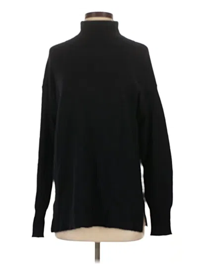 Pre-owned Nordstrom Cashmere Pullover Sweater In Black