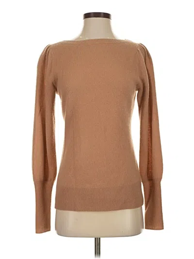 Pre-owned Nordstrom Cashmere Pullover Sweater In Brown
