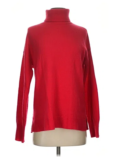 Pre-owned Nordstrom Cashmere Pullover Sweater In Red