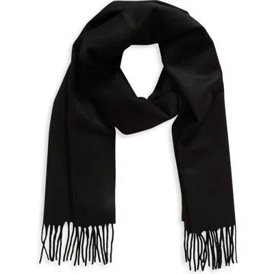 Nordstrom Cashmere Scarf In Black Heather