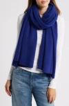 Nordstrom Cashmere Scarf In Blue Beacon
