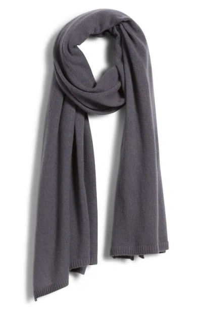Nordstrom Cashmere Scarf In Gray