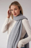 Nordstrom Cashmere Scarf In Gray