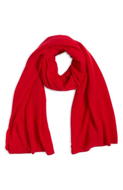 Nordstrom Cashmere Scarf In Red