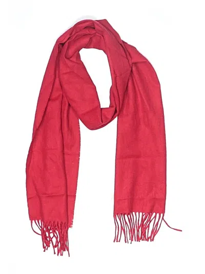 Pre-owned Nordstrom Cashmere Scarf In Red