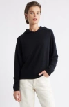 Nordstrom Cashmere Sweater Hoodie In Black