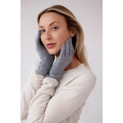 Nordstrom Cashmere Tech Gloves In Grey Silk Heather