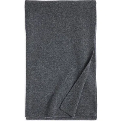 Nordstrom Cashmere Throw Blanket In Grey Cinder Heather