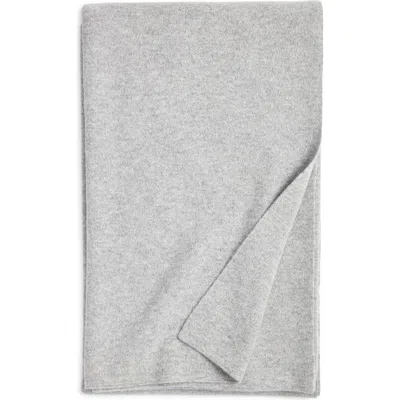 Nordstrom Cashmere Throw Blanket In Grey Dove Heather