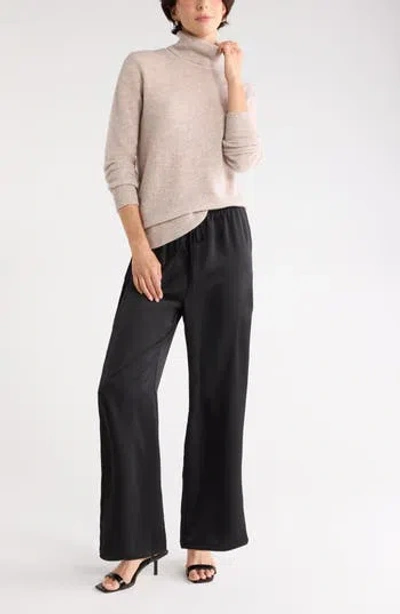 Nordstrom Cashmere Turtleneck Sweater In Neutral
