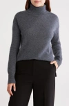 Nordstrom Cashmere Turtleneck Sweater In Gray