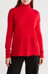 Nordstrom Cashmere Turtleneck Sweater In Red