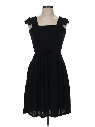 Pre-owned Nordstrom Casual Dress In Black