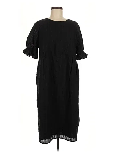 Pre-owned Nordstrom Casual Dress In Black