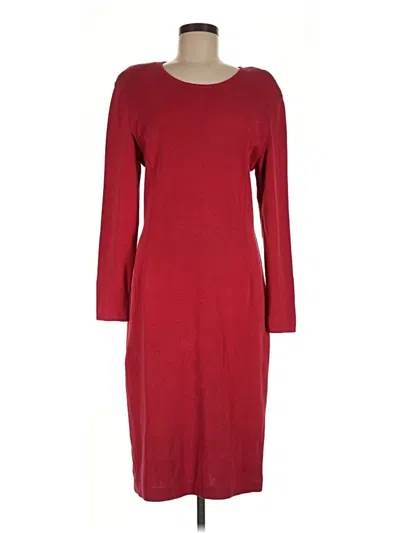 Pre-owned Nordstrom Casual Dress In Burgundy