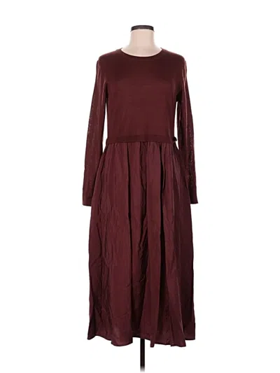 Pre-owned Nordstrom Casual Dress In Burgundy